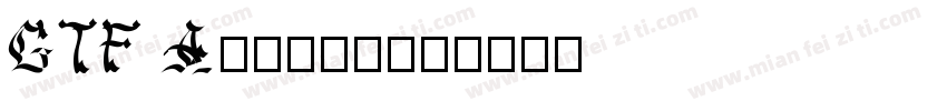 GTF Aclieu字体转换